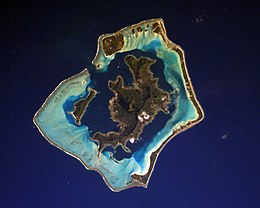 Bora Bora from above
